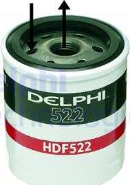 Delphi HDF522 - Топливный фильтр avtokuzovplus.com.ua