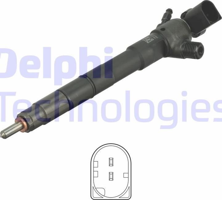 Delphi HRD373 - Форсунка инжекторная avtokuzovplus.com.ua