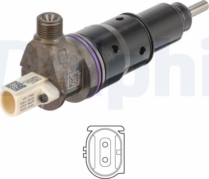 Delphi HRE311 - Форсунка дизельна, розпилювач і утримувач autocars.com.ua