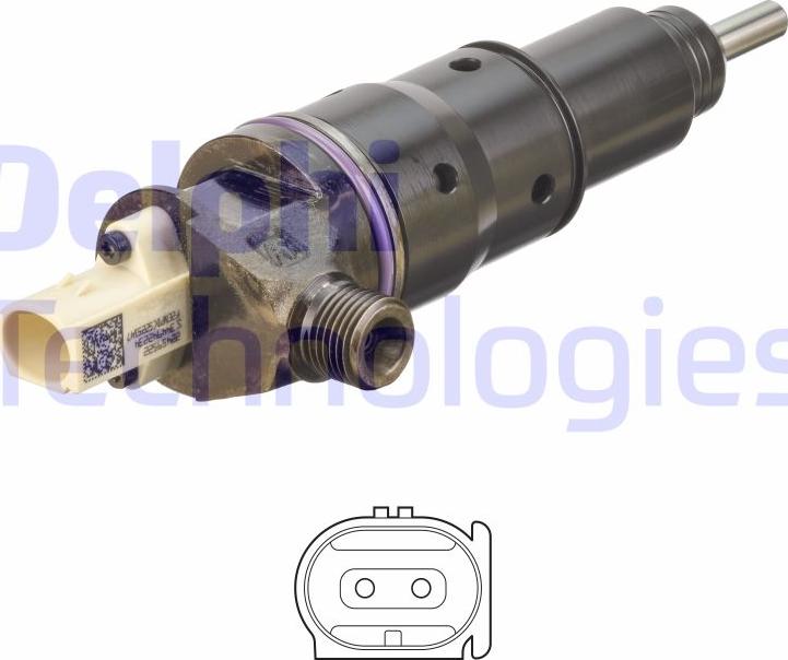 Delphi HRE393 - Форсунка дизельна, розпилювач і утримувач autocars.com.ua