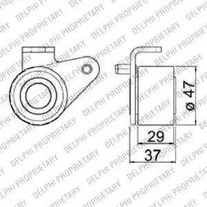 Delphi KDB178 - Комплект ремня ГРМ avtokuzovplus.com.ua