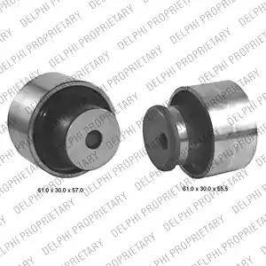 Delphi KDB219 - Комплект ременя ГРМ autocars.com.ua