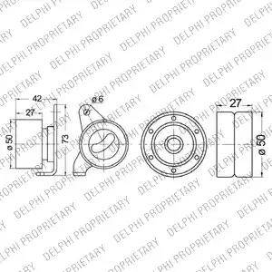 Delphi KDB248 - Комплект ремня ГРМ autodnr.net