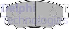 Delphi LP1527 - Гальмівні колодки, дискові гальма autocars.com.ua