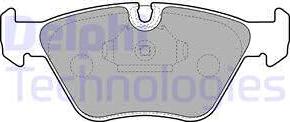 Delphi LP1608 - Гальмівні колодки, дискові гальма autocars.com.ua