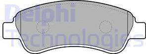 Delphi LP1679 - Тормозные колодки, дисковые, комплект avtokuzovplus.com.ua