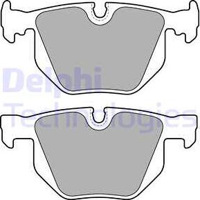 Delphi LP1834-18B1 - Гальмівні колодки, дискові гальма autocars.com.ua