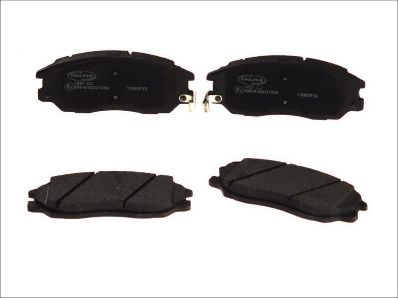 Delphi LP1857 - Гальмівні колодки, дискові гальма autocars.com.ua