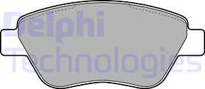 Delphi LP1899-18B1 - Тормозные колодки, дисковые, комплект autodnr.net