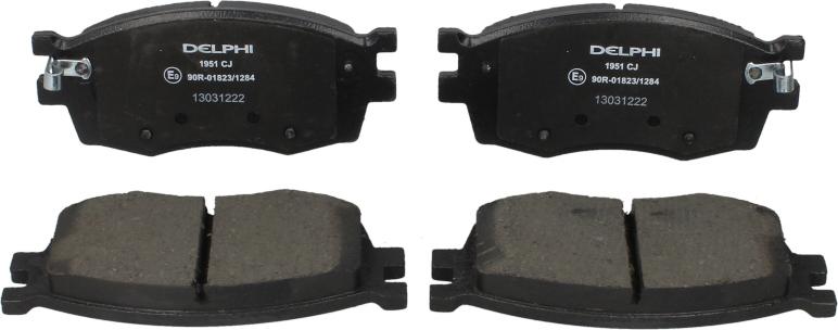 Delphi LP1951 - Гальмівні колодки, дискові гальма autocars.com.ua