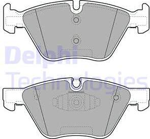 Delphi LP1960-18B1 - Гальмівні колодки, дискові гальма autocars.com.ua