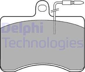 Delphi LP210 - Гальмівні колодки, дискові гальма autocars.com.ua