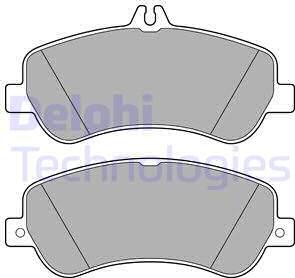 Delphi LP2146 - Гальмівні колодки, дискові гальма autocars.com.ua