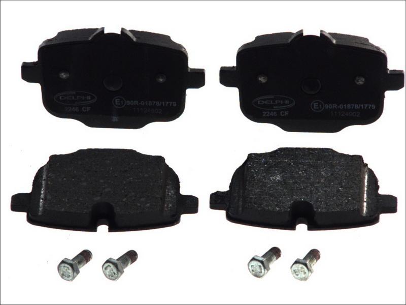 Delphi LP2246 - Гальмівні колодки, дискові гальма autocars.com.ua