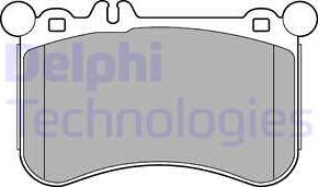Delphi LP2291 - Гальмівні колодки, дискові гальма autocars.com.ua