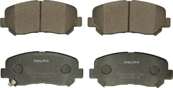 Delphi LP2481 - Гальмівні колодки, дискові гальма autocars.com.ua