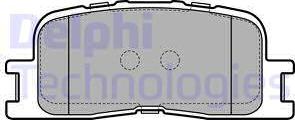 Delphi LP2703 - Гальмівні колодки, дискові гальма autocars.com.ua
