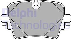 Delphi LP2768 - Гальмівні колодки, дискові гальма autocars.com.ua