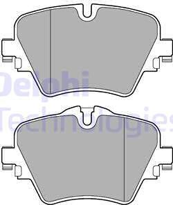 Delphi LP3182 - Тормозные колодки, дисковые, комплект avtokuzovplus.com.ua