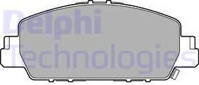 Delphi LP3243 - Гальмівні колодки, дискові гальма autocars.com.ua