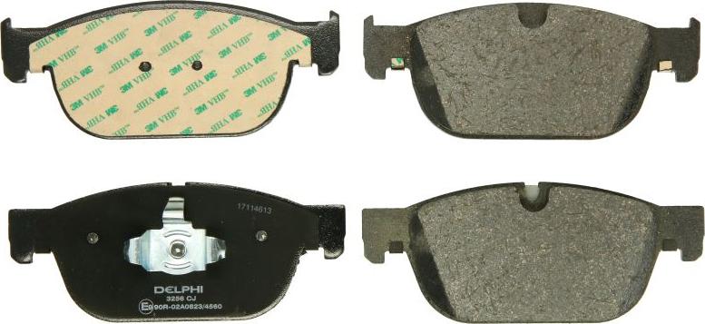 Delphi LP3256 - Гальмівні колодки, дискові гальма autocars.com.ua