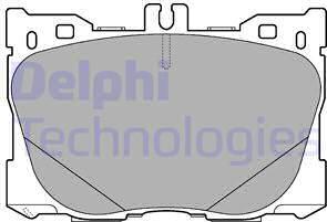 Delphi LP3276-C - Гальмівні колодки, дискові гальма autocars.com.ua