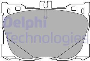 Delphi LP3276 - Тормозные колодки, дисковые, комплект avtokuzovplus.com.ua