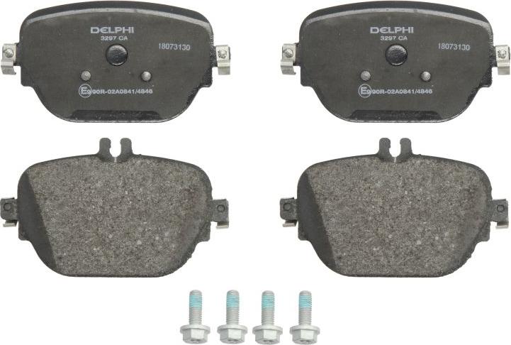 Delphi LP3297 - Гальмівні колодки, дискові гальма autocars.com.ua