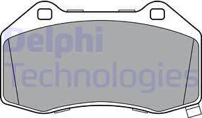 Delphi LP3388 - Гальмівні колодки, дискові гальма autocars.com.ua
