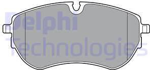 Delphi LP3406 - Тормозные колодки, дисковые, комплект avtokuzovplus.com.ua