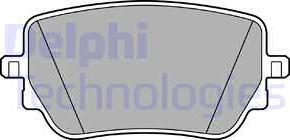 Delphi LP3439 - Гальмівні колодки, дискові гальма autocars.com.ua