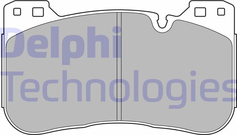 Delphi LP3626 - Гальмівні колодки, дискові гальма autocars.com.ua