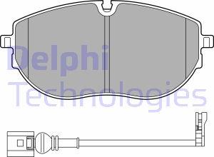 Delphi LP3652 - Гальмівні колодки, дискові гальма autocars.com.ua