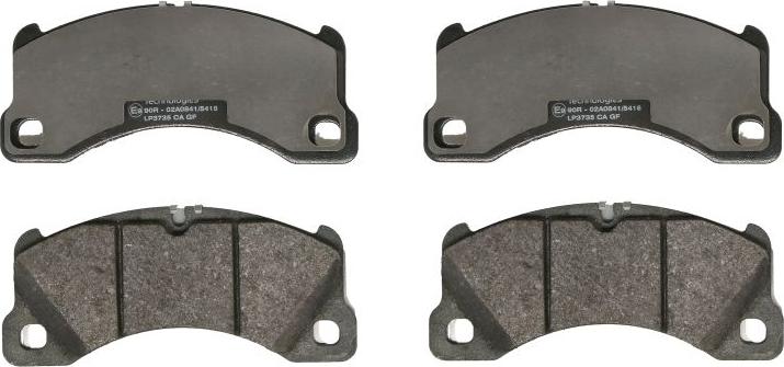 Delphi LP3735 - Гальмівні колодки, дискові гальма autocars.com.ua