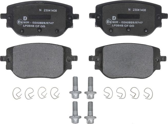 Delphi LP3848 - Гальмівні колодки, дискові гальма autocars.com.ua