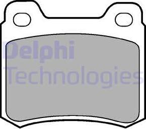 Delphi LP440 - Гальмівні колодки, дискові гальма autocars.com.ua