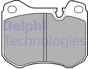 Delphi LP446 - Гальмівні колодки, дискові гальма autocars.com.ua