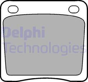 Delphi LP65 - Гальмівні колодки, дискові гальма autocars.com.ua