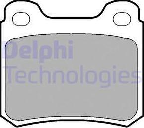 Delphi LP915 - Тормозные колодки, дисковые, комплект avtokuzovplus.com.ua