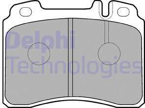 Delphi LP929 - Тормозные колодки, дисковые, комплект autodnr.net