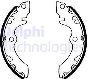 Delphi LS1465 - Комплект гальм, барабанний механізм autocars.com.ua