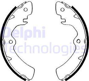 Delphi LS1467 - Комплект гальм, барабанний механізм autocars.com.ua