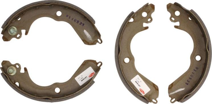 Delphi LS1649 - Комплект гальм, барабанний механізм autocars.com.ua