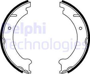 Delphi LS1781 - Комплект тормозов, ручник, парковка autodnr.net