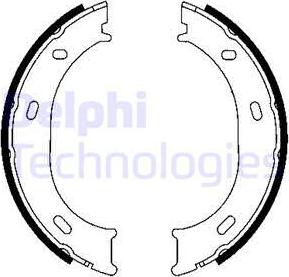 Delphi LS1905 - Комплект тормозов, ручник, парковка autodnr.net