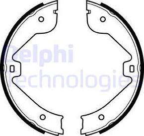 Delphi LS1998 - Комплект тормозов, ручник, парковка autodnr.net