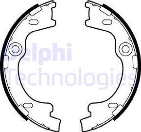 Delphi LS2012 - Комплект тормозов, ручник, парковка autodnr.net
