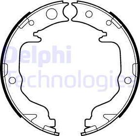 Delphi LS2026 - Комплект тормозов, ручник, парковка autodnr.net
