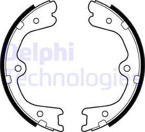 Delphi LS2032 - Комплект тормозов, ручник, парковка autodnr.net