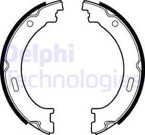 Delphi LS2041 - Комплект тормозов, ручник, парковка autodnr.net